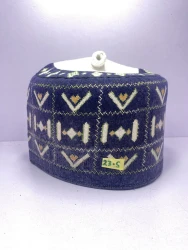 Black Zulum Cap - Classic Northern Nigerian Hat