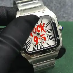 38MM Santos watch NH35 Watch Men's Watch Square Watch Santos Watch Men's Stainless Steel Watch NH35 Movement