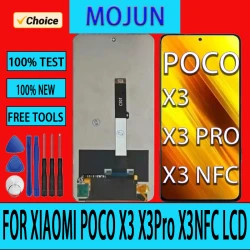 LCD Display For XIAOMI POCO X3 LCD Display Touch Screen Digitizer Assembly For REDMI POCO X3 X3Pro X3NFC LCD Screen Replacement