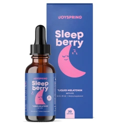 Liquid Melatonin Drops 30ml - with Vitamin D - Immune System & Sleep Support, Stress Relief, Sleeping Better, NON-GMO
