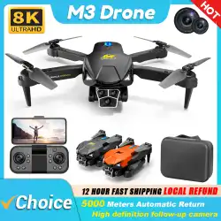 M3 8K Professional Drone DualCamera 4K Obstacle Avoidance Four Axis Folding RC Quadcopter Aerial Photography Sell Apron