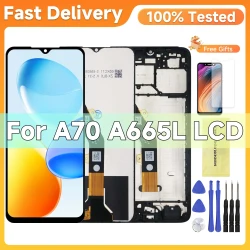 6.6" Black For ITEL A70 LCD itel A665L Display Touch Screen Digitizer Panel Assembly Replacement
