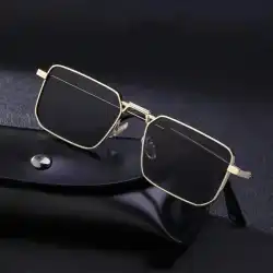 High Quality Rectangle Sunglasses Women Metal Frame Glasses Vintage Brand Square Sun Glasses for Men Shades Female Eyewear