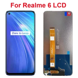 6.5''For Realme 6 LCD Display Screen Touch Panel Digitizer Replacement Parts For Realme 6 LCD With Frame RMX2001