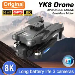 For Xiaomi YK8 Drone 4K Professional HD Aerial Photography Remote Control Aircraft 5G GPS HD Dual Camera Quadcopter Toy UAV New