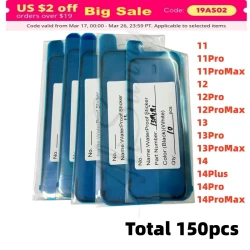 20pcs LCD Display Screen Frame Adhesive Tape For iPhone 14 Plus 13 12 11 Pro Max X XS Waterproof Seal Sticker Fix Parts