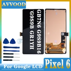 6.4" OLED LCD For Google Pixel 6 LCD Screen Touch Digitizer Assembly GB7N6 G9S9B16 G9S9B GR1YH For Google Pixel 6 Display LCD