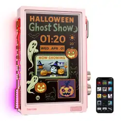 Divoom Times Frame 10.1'' Gaming Screen WiFi Smart HD Pixel Display, DIY Clock, Crypto/Stock Ticker, Weather Calendar Desk Gift