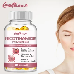 Niacinamide Whitening Capsules - Contains Vitamin B3 To Support Healthy Skin and Immune System, Reduce Wrinkles, Gluten-free