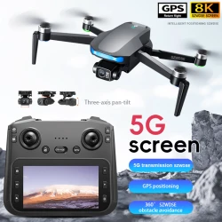 2025 New S-X1 Drone GPS 8K Professional HD 360° Dual Cameras 3-axis gimbal 5G WIFI Brushless Motors Foldable RC Quadcopter Toys