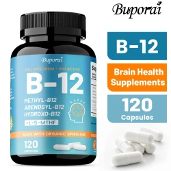 Vitamin B12 - Benefits Brain and Heart Function, Boosts Metabolism, Supports Memory and Learning, Helps Boost Natural Energy