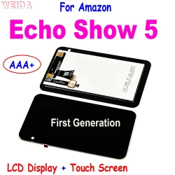 5.5"  AAA+ LCD For Amazon Echo Show 5 LCD Display Touch Screen Digitizer Assembly Replacement First Generation
