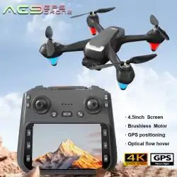 AE9 GPS Drone 4K Professional HD Camera Aerial FPV Brushless Optical Flow with Large Screen Remote Control Quadcopter Boys Toys