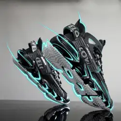 Men's Shock-absorbing Running Shoes Are Trendy Versatile Lightweight Comfortable Fashionable Men's Casual Sports Shoes