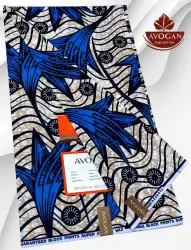 The Cotton King: Authentic Avogan Pure Cotton Veritable Block Prints – Premium Atamfa Turmi for Superior African Men & Women’s Garments