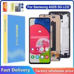 For Samsung A52s A528 A528N SM-A528B LCD Display Touch Screen Digitizer 6.5" LCD For Samsung A52S 5G LCD Replacement Part