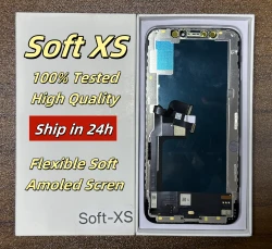 SOFT AMOLED XS Display For iPhone XS LCD Display Digitizer Touch Replacement Screen Assembly For iPhone XS Screen 100% Tested