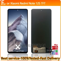 6.43''TFT Screen For Xiaomi Redmi Note 12S LCD Display Touch Screen 2303CRA44A LCD Display Touch Screen No Frame