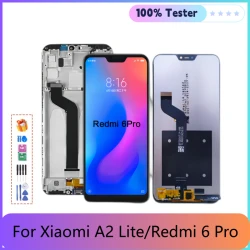 5.84" Original For Xiaomi Mi A2 Lite LCD Display Touch Screen Digitizer Replacement For Redmi 6pro LCD M1805D1SG Display
