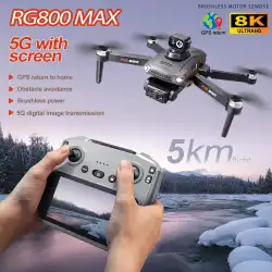 New RG800 Max GPS Drone 8K Professional HD Dual Camera 5KM Photography 5G Brushless FPV Foldable Large Screen RC Quadcopter Toys