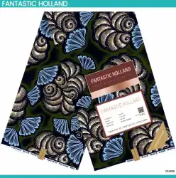 Legendary Elegance: Original Fantastic Holland Veritable Block Prints – Premium Atamfa Turmi Dashiki Fabric for Elite African Fashion