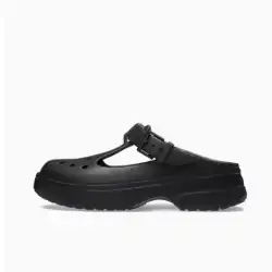 Mary Jane Hole Hole Shoes Thick Bottom Heightening Women's Shoes New Anti-slip Beach Shoes Ladies Sandals EVA Material