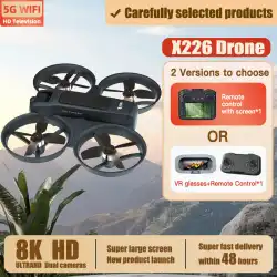 For Xiaomi X226/VR RC Drone 8K Professional 4K HD Dual Camera Brushless Motor 5G WIFI FPV Obstacle Avoidance Quadcopter Dron Toy