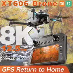 Xiaomi Mijia XT606 Drone Professional 8K HD Camera 5G WIFI FPV 360°Obstacle Avoidance Brushless With Screen RC Quadcopter toys
