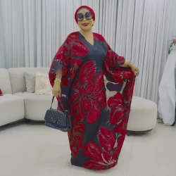 Abayas For Women Dubai African Muslim Fashion Dress Caftan Marocain Evening Party Dresses Brocade Boubou Robe Djellaba Femme